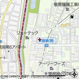 埼玉県八潮市大曽根2042-1周辺の地図