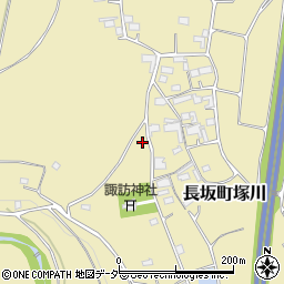 山梨県北杜市長坂町塚川2099周辺の地図