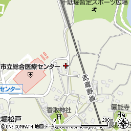 千葉県松戸市千駄堀119-1周辺の地図