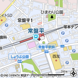 桃太郎常盤平店周辺の地図