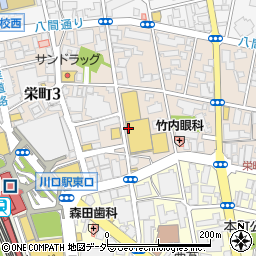 ほけんの窓口川口駅東口店周辺の地図
