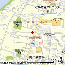埼玉県三郷市戸ヶ崎2198周辺の地図