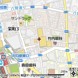 セナラ川口樹モールプラザ店周辺の地図