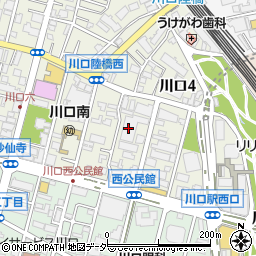 川口寿コーポ管理組合周辺の地図