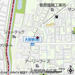 埼玉県八潮市大曽根1290周辺の地図
