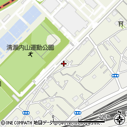 東京都清瀬市下宿3丁目1366-10周辺の地図