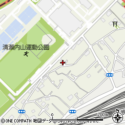 東京都清瀬市下宿3丁目1366-8周辺の地図