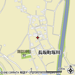 山梨県北杜市長坂町塚川2102周辺の地図