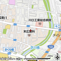 グランハイム川口栄町周辺の地図