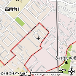 千葉県松戸市六高台5丁目179周辺の地図