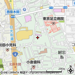 東京都足立区保木間5丁目周辺の地図