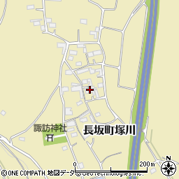 山梨県北杜市長坂町塚川2103周辺の地図
