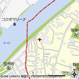 武蔵油化株式会社　三郷技術研究所周辺の地図