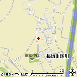 山梨県北杜市長坂町塚川2101周辺の地図