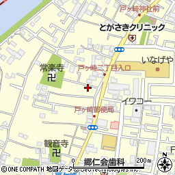埼玉県三郷市戸ヶ崎2199周辺の地図
