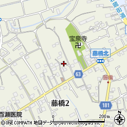 東京都青梅市藤橋周辺の地図