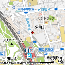 大栄パーク川口駐車場周辺の地図