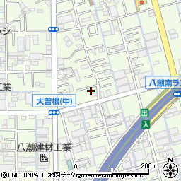 埼玉県八潮市大曽根881-4周辺の地図