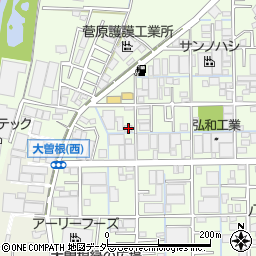 埼玉県八潮市大曽根1274-4周辺の地図