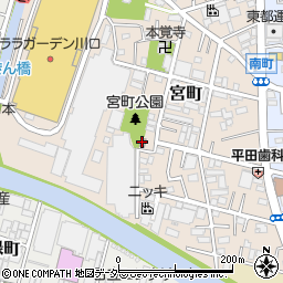 宮町練成会館周辺の地図