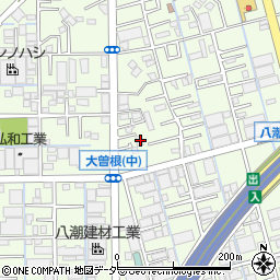 埼玉県八潮市大曽根876周辺の地図