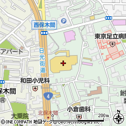 南関東日野自動車足立支店周辺の地図