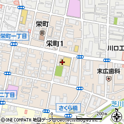 埼玉日産自動車株式会社　川口栄町店周辺の地図