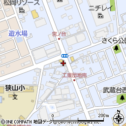 埼玉県入間市宮寺3283-1周辺の地図