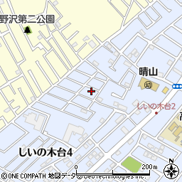 千葉県柏市しいの木台4丁目13-7周辺の地図