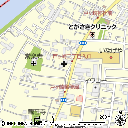 埼玉県三郷市戸ヶ崎2207周辺の地図