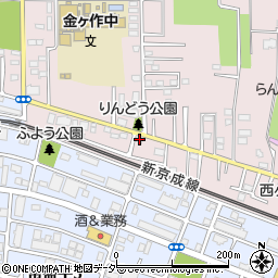 千葉県松戸市金ケ作395-5周辺の地図