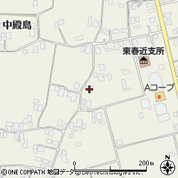 長野県伊那市東春近中殿島2745周辺の地図