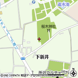 埼玉県所沢市下新井1360周辺の地図