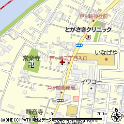 埼玉県三郷市戸ヶ崎2213周辺の地図