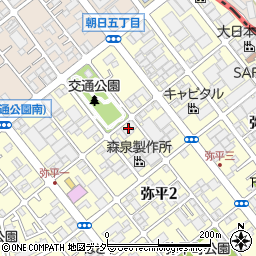 東亜製工株式会社周辺の地図