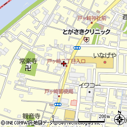 埼玉県三郷市戸ヶ崎2214周辺の地図