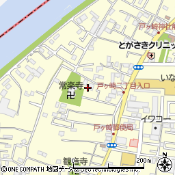 埼玉県三郷市戸ヶ崎2210周辺の地図