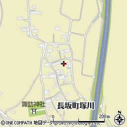 山梨県北杜市長坂町塚川2111周辺の地図