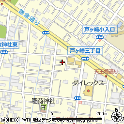 埼玉県三郷市戸ヶ崎2丁目165周辺の地図