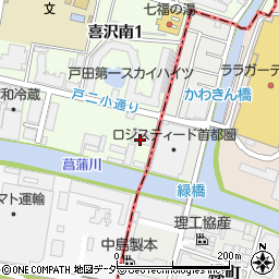株式会社トーカイ　戸田支店リースキン事業部周辺の地図