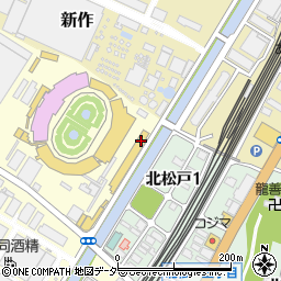南関東自転車競技会松戸選手宿舎周辺の地図