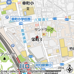 大戸屋川口駅東口店周辺の地図