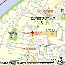 埼玉県三郷市戸ヶ崎2215周辺の地図