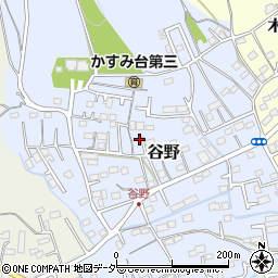 東京都青梅市谷野周辺の地図