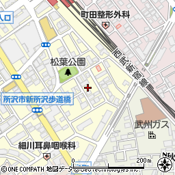 タイムズ新所沢第４駐車場周辺の地図