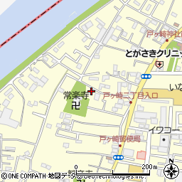 埼玉県三郷市戸ヶ崎2221周辺の地図