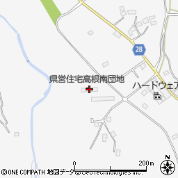 県営住宅高根南団地周辺の地図