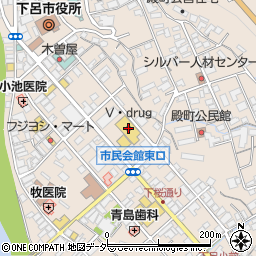 Ｖ・ｄｒｕｇ　下呂店周辺の地図