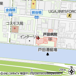 戸田病院周辺の地図