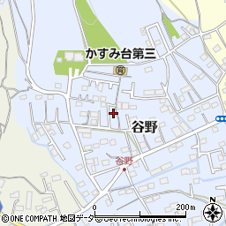 東京都青梅市谷野132周辺の地図
